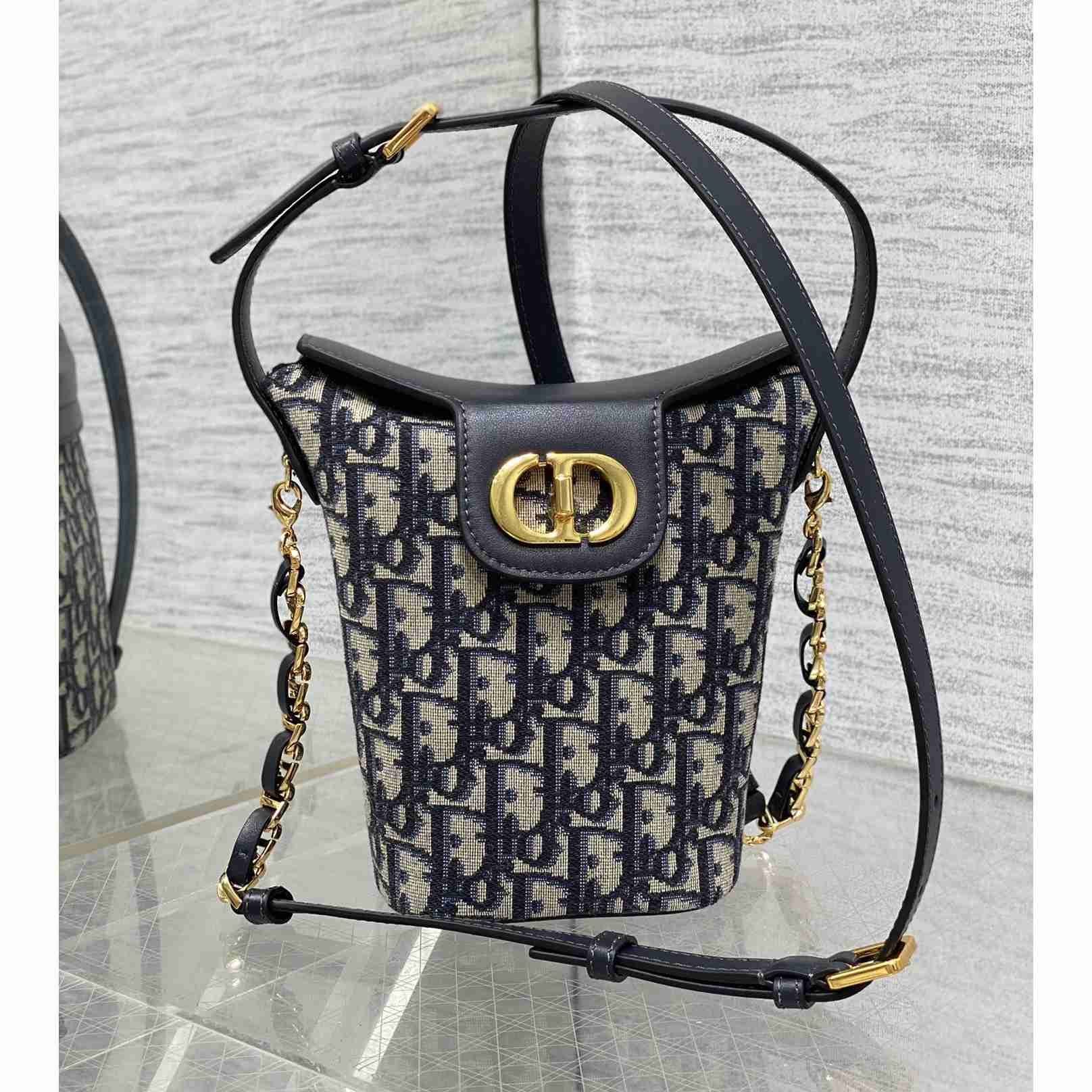 Dior 30 Montaigne Dior Amber Mini Bucket Bag - DopestKickz