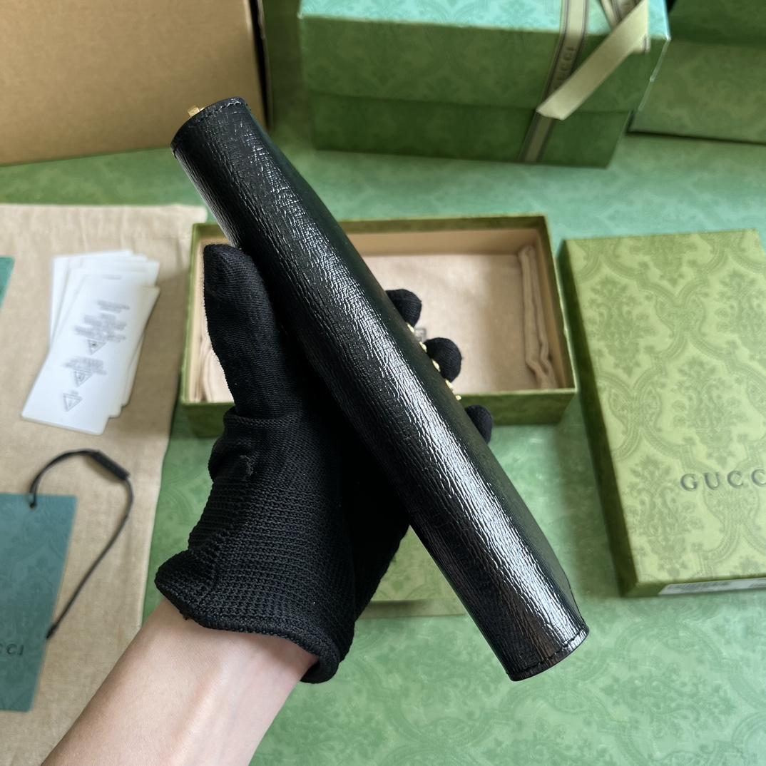 Gucci Zip Around Wallet With Gucci Script (20x 12.5 x4cm) - DopestKickz