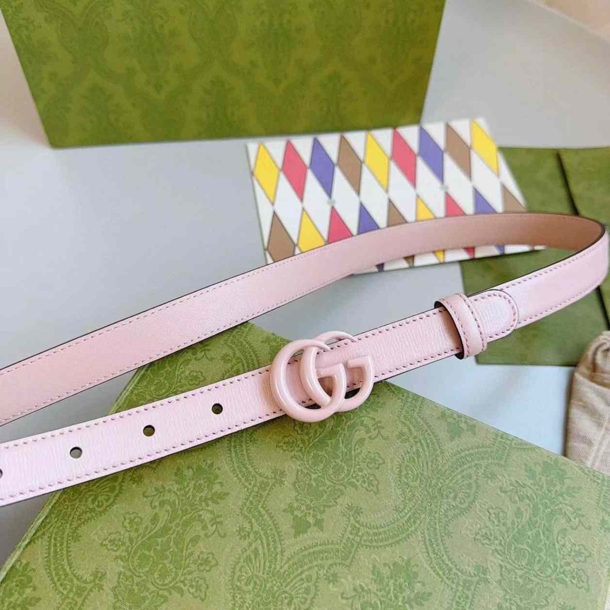 Gucci Leather Belt With Double G Buckle - DopestKickz