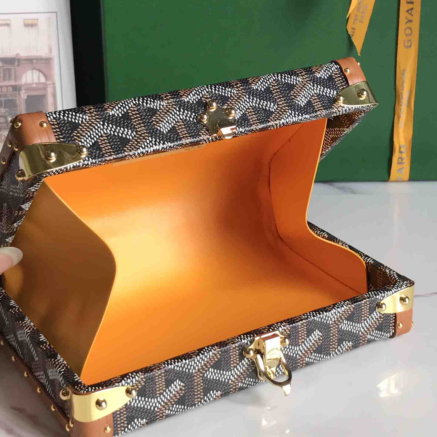 Goyard Minaudière Trunk Bag   - DopestKickz