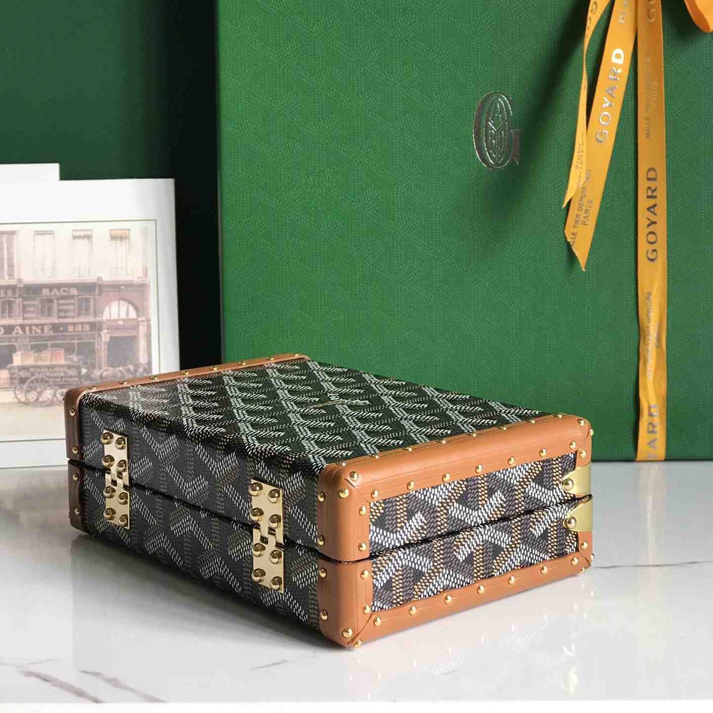 Goyard Minaudière Trunk Bag   - DopestKickz