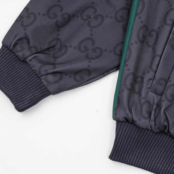 Gucci Jumbo GG Zip Jacket With Web - DopestKickz