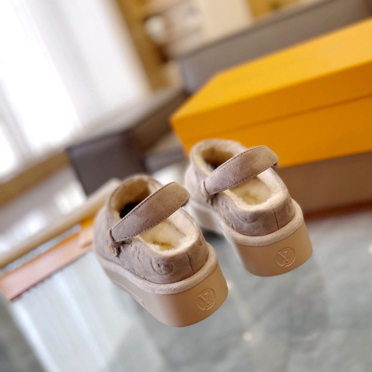 Louis Vuitton Aspen Platform Clog - DopestKickz