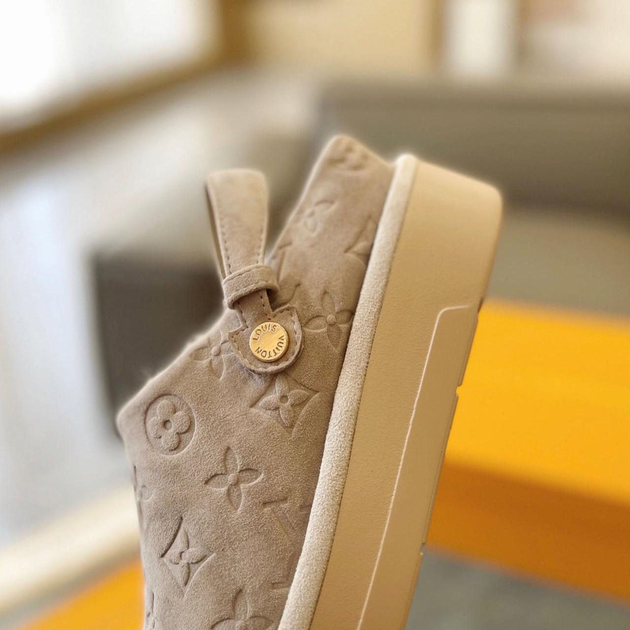 Louis Vuitton Aspen Platform Clog - DopestKickz