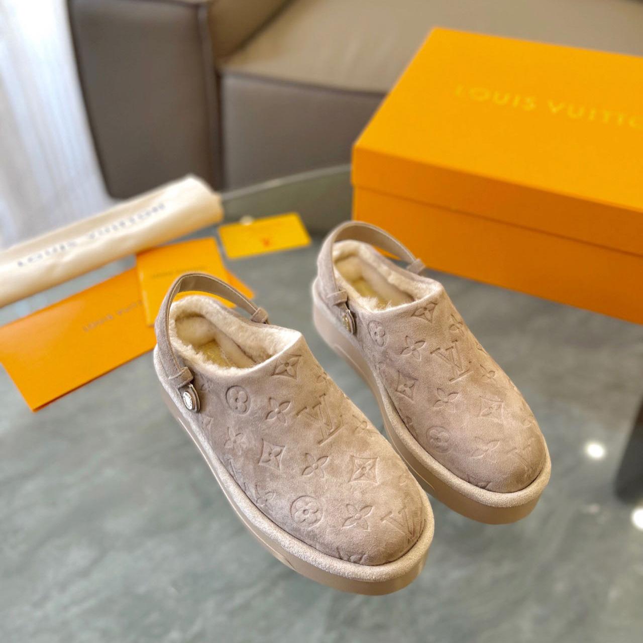 Louis Vuitton Aspen Platform Clog - DopestKickz