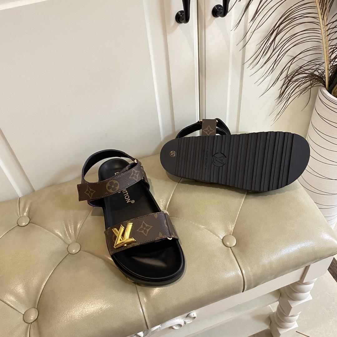 Louis Vuitton Monogram Comfort Flat Sandal    - DopestKickz
