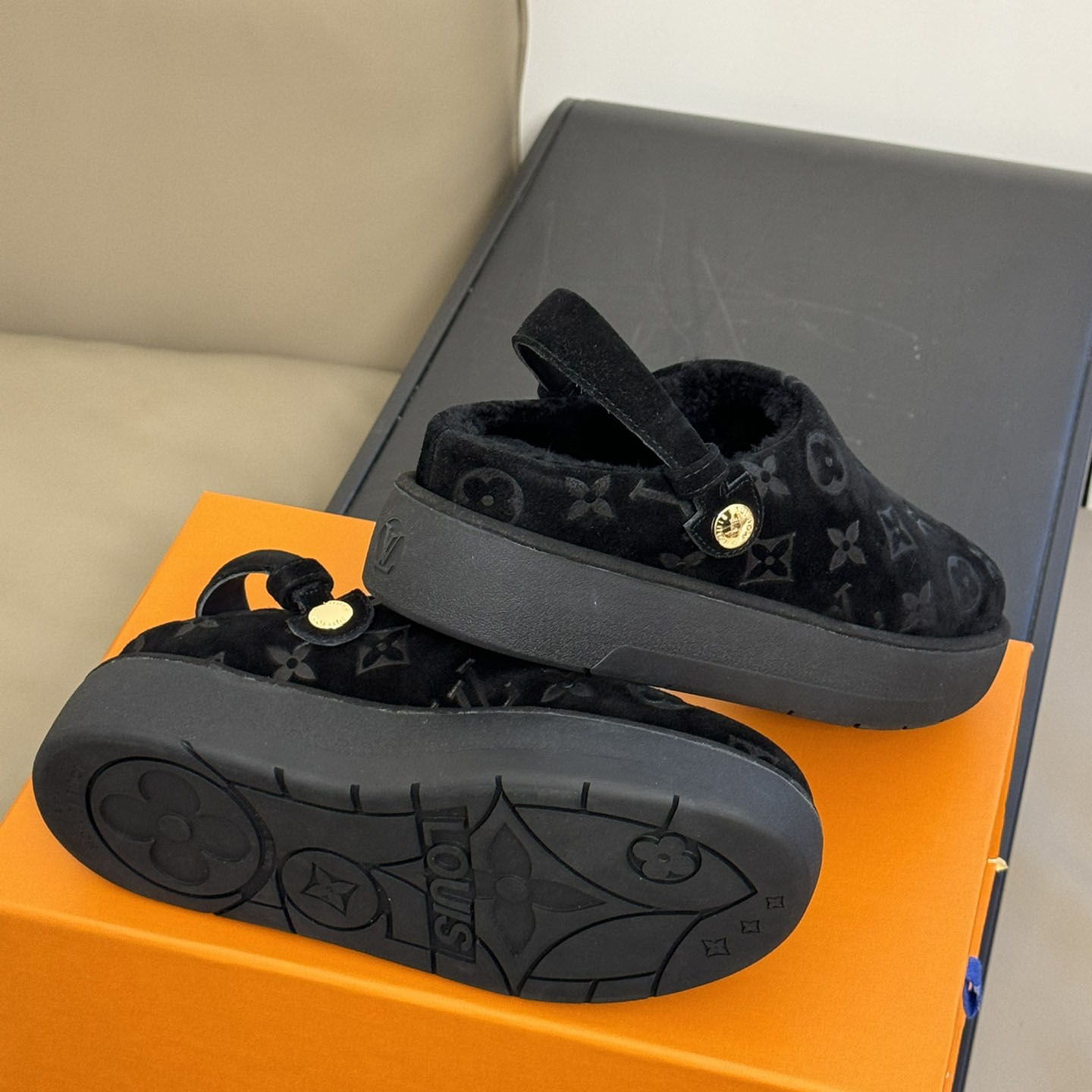 Louis Vuitton Aspen Platform Clog - DopestKickz