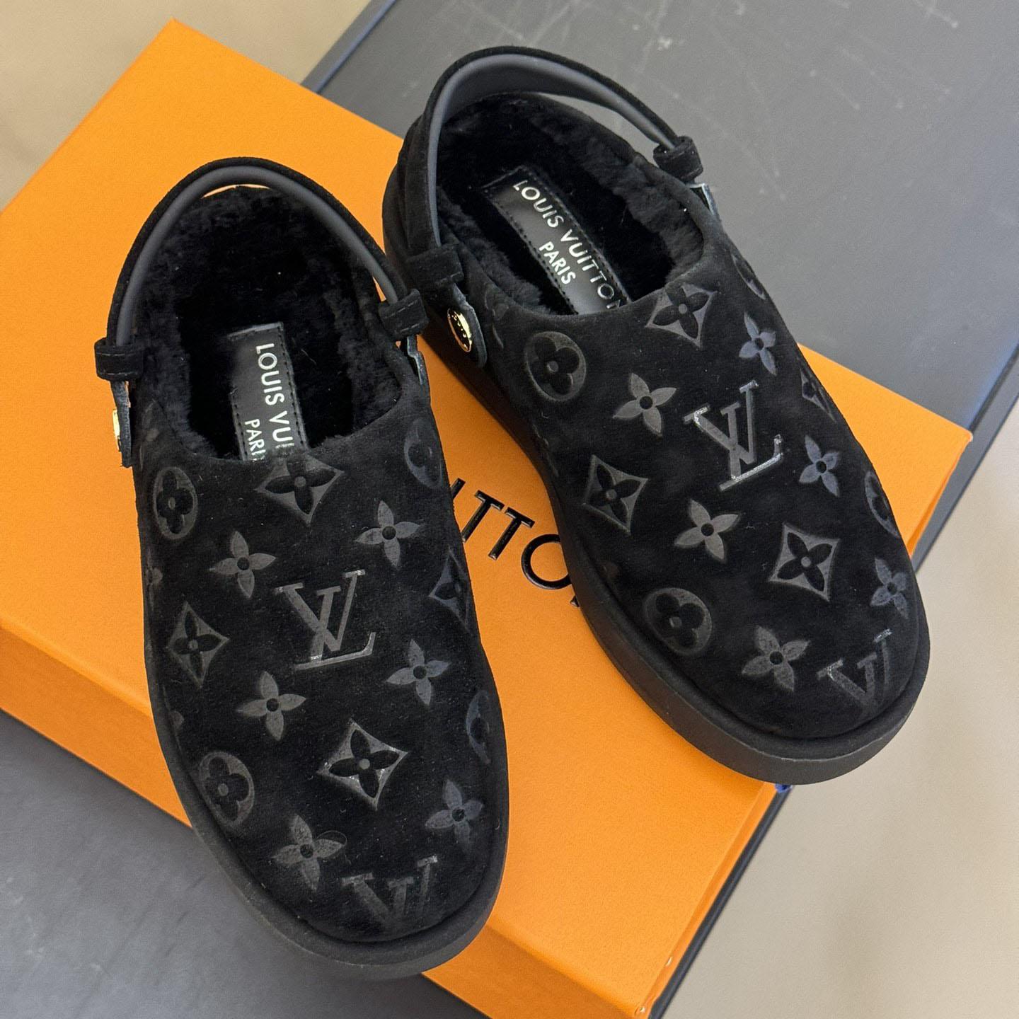 Louis Vuitton Aspen Platform Clog - DopestKickz
