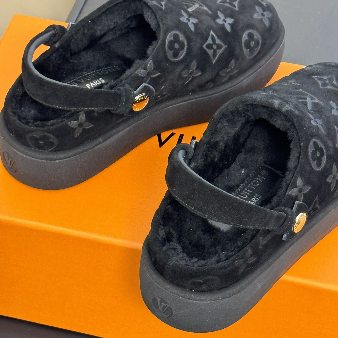 Louis Vuitton Aspen Platform Clog - DopestKickz