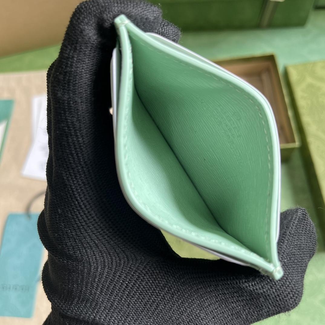 Gucci Card Case With Gucci Script - DopestKickz