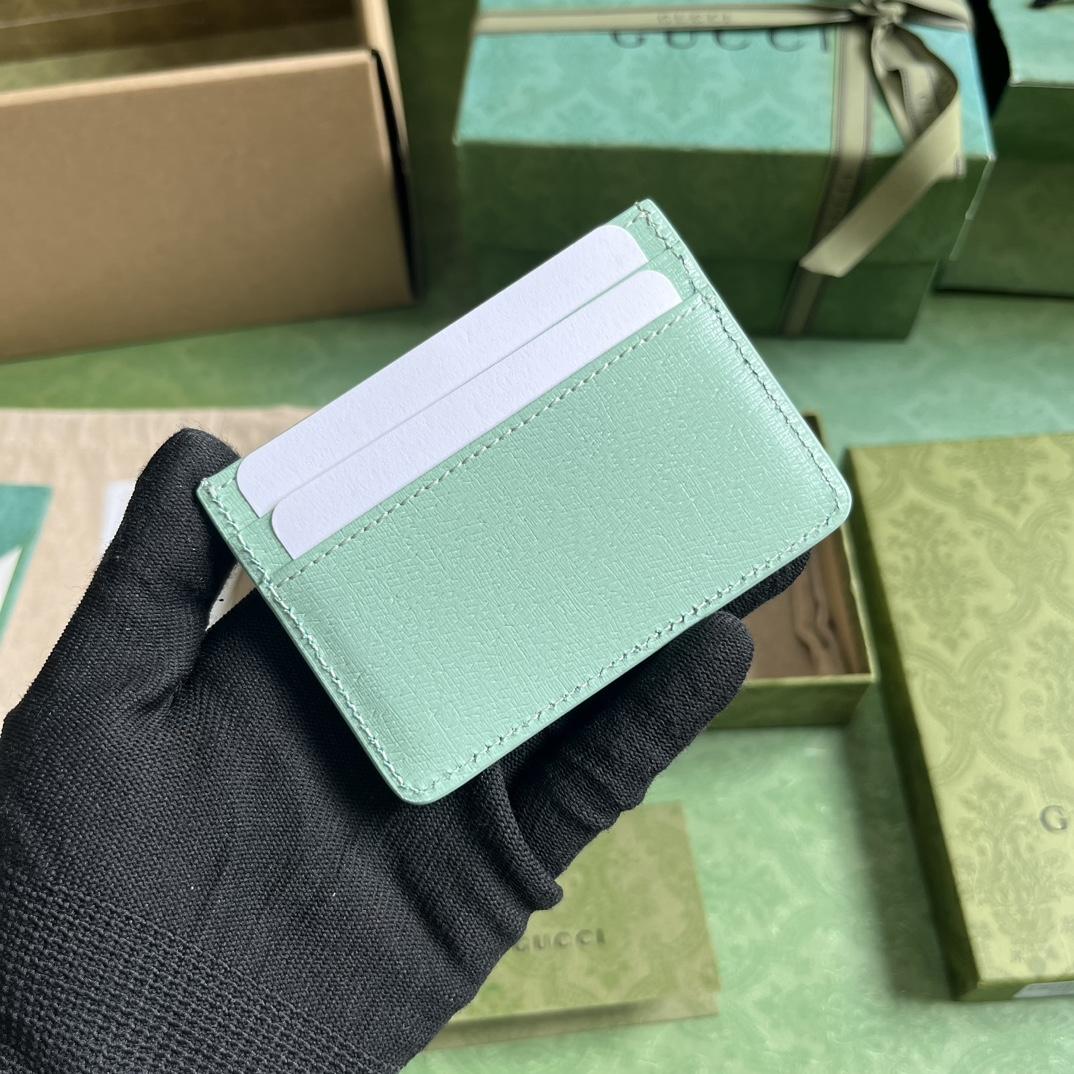Gucci Card Case With Gucci Script - DopestKickz