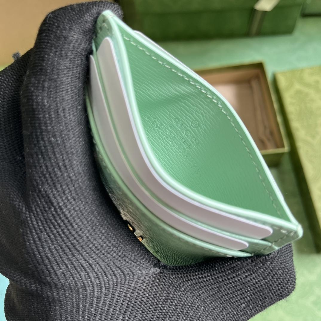 Gucci Card Case With Gucci Script - DopestKickz
