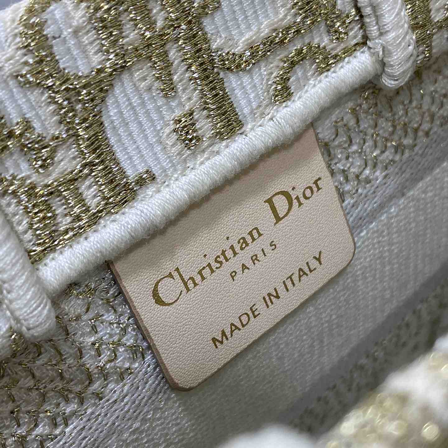 Dior Mini Dior Book Tote With Strap - DopestKickz