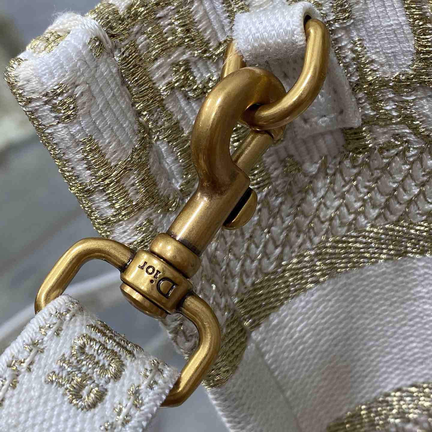 Dior Mini Dior Book Tote With Strap - DopestKickz