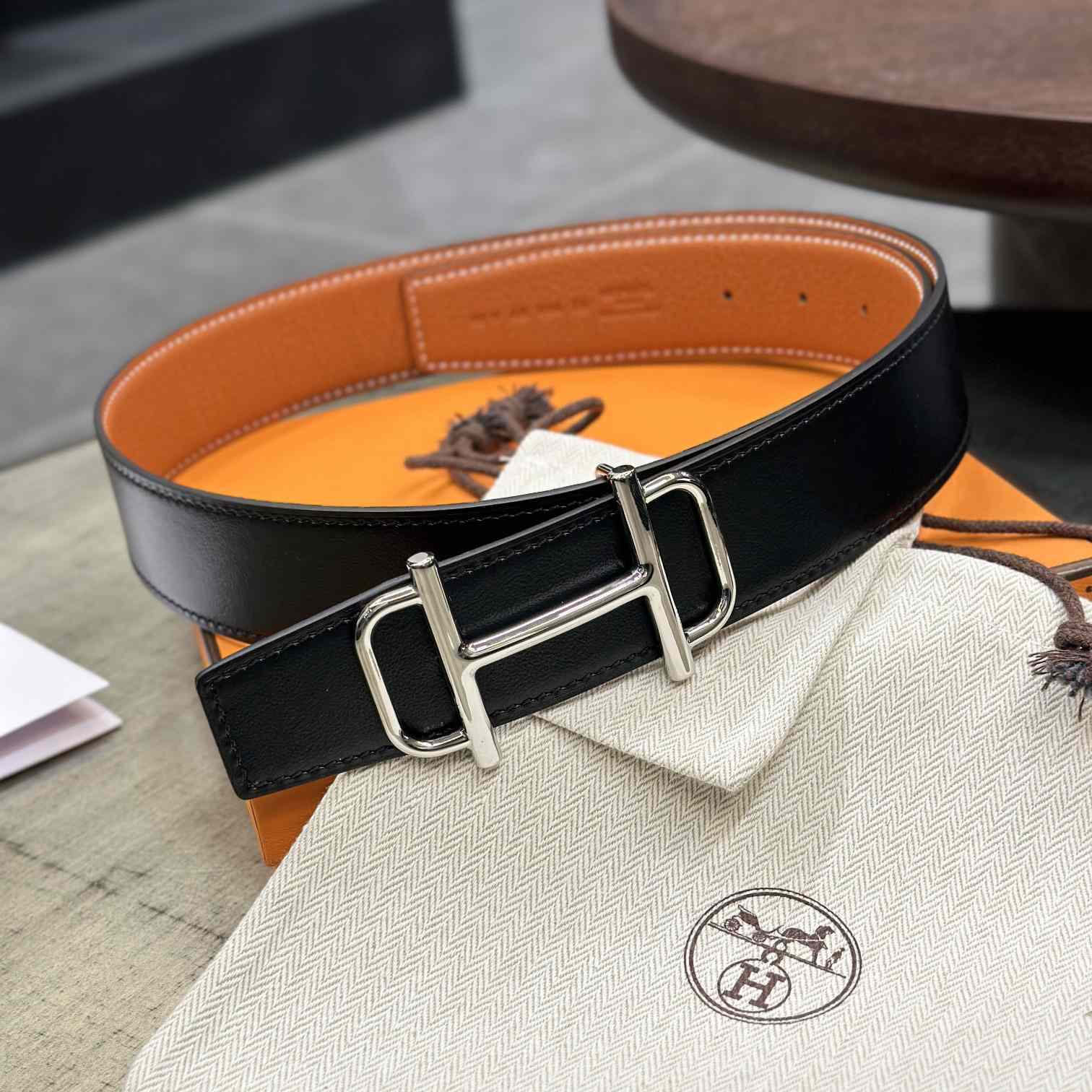 Hermes Royal Belt Buckle & Reversible Leather Strap 38 mm - DopestKickz