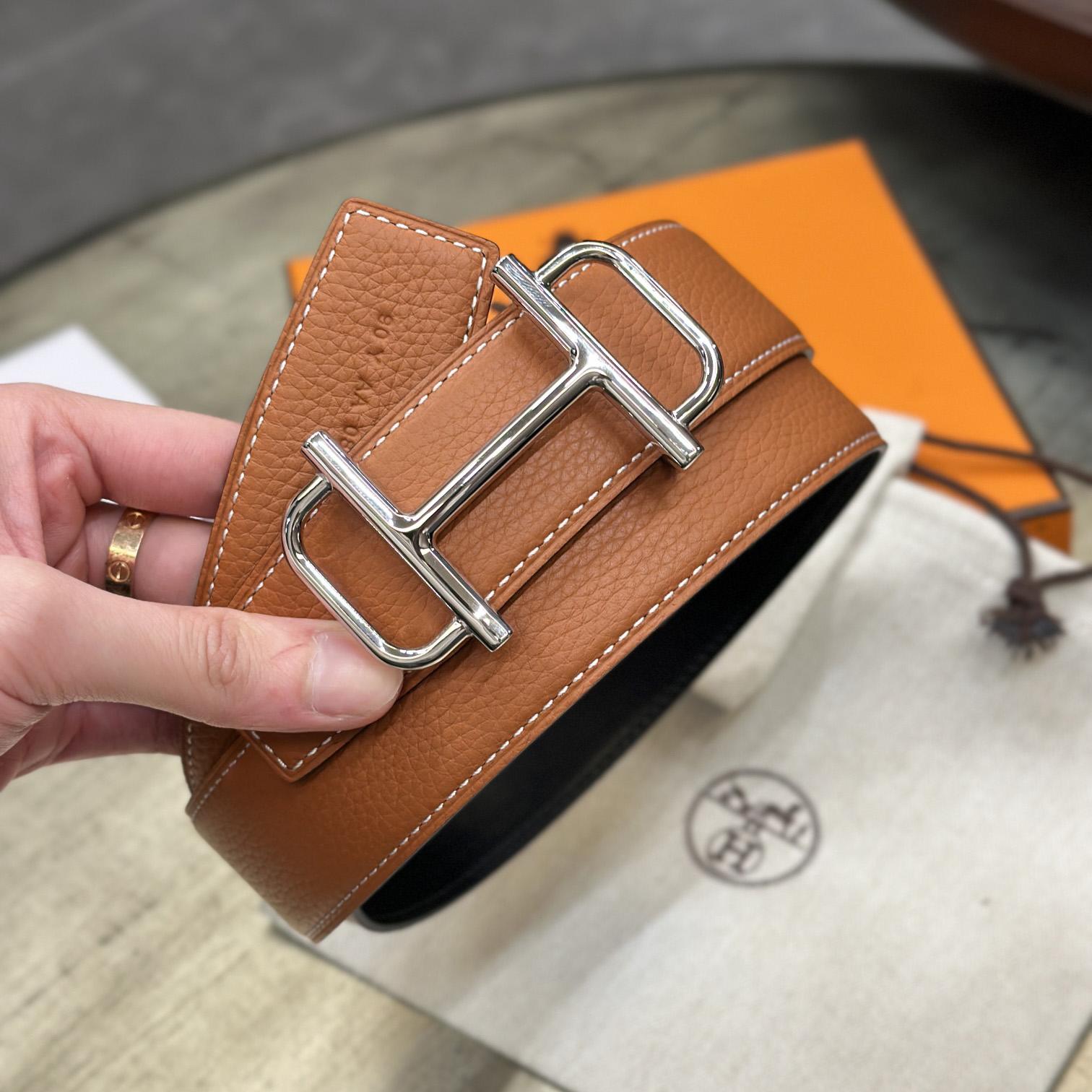 Hermes Royal Belt Buckle & Reversible Leather Strap 38 mm - DopestKickz