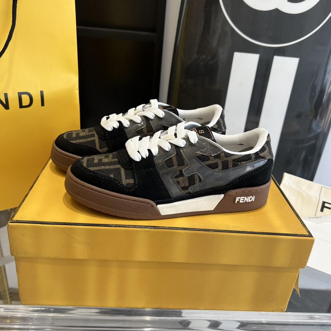 Fendi Fendi Match Lace-up Sneakers - DopestKickz