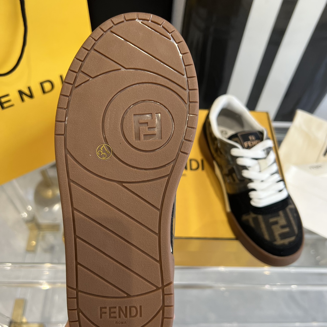 Fendi Fendi Match Lace-up Sneakers - DopestKickz