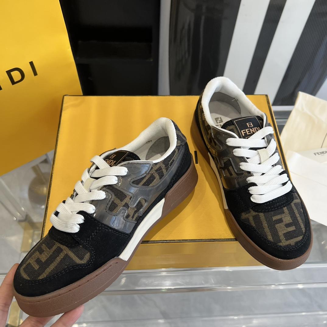 Fendi Fendi Match Lace-up Sneakers - DopestKickz