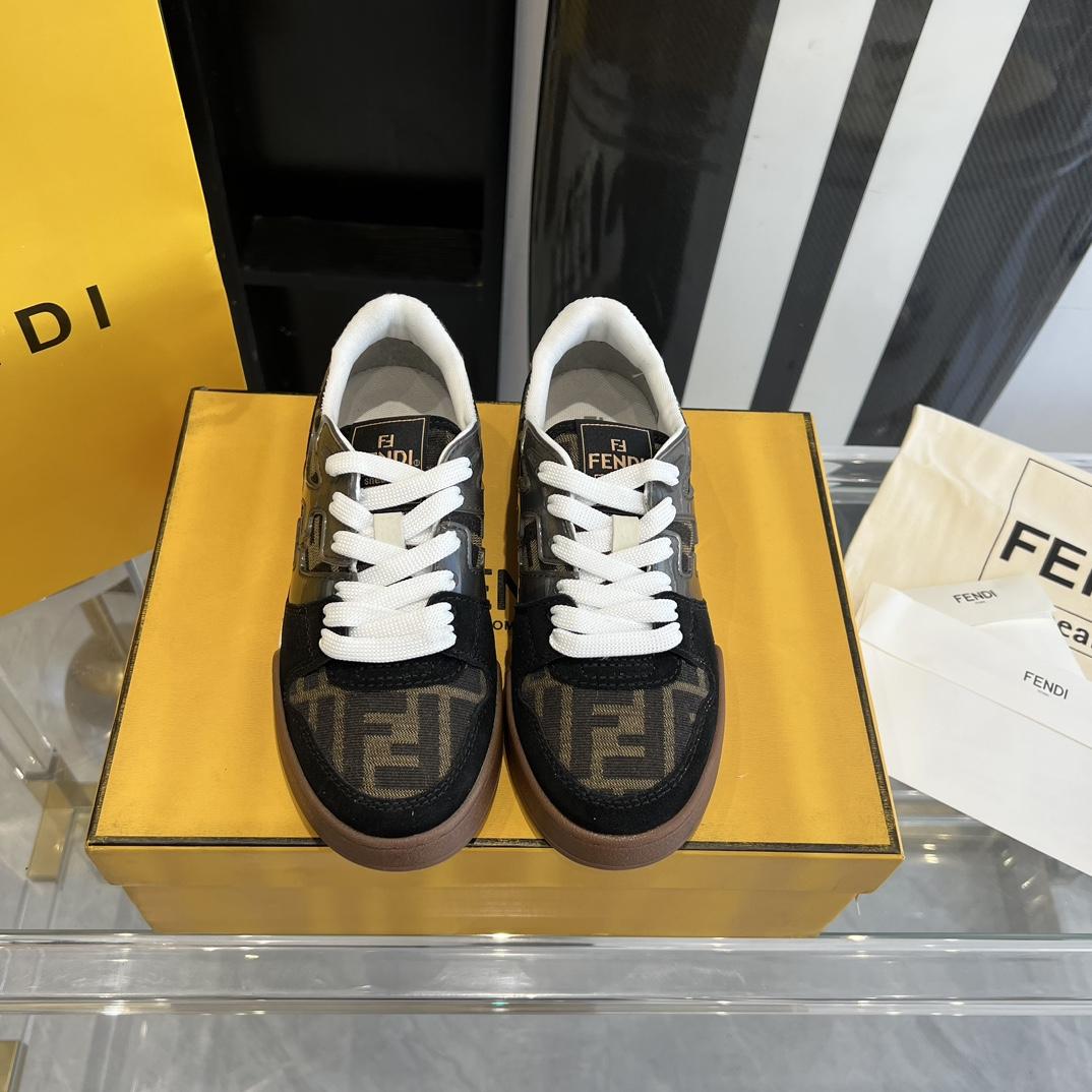 Fendi Fendi Match Lace-up Sneakers - DopestKickz