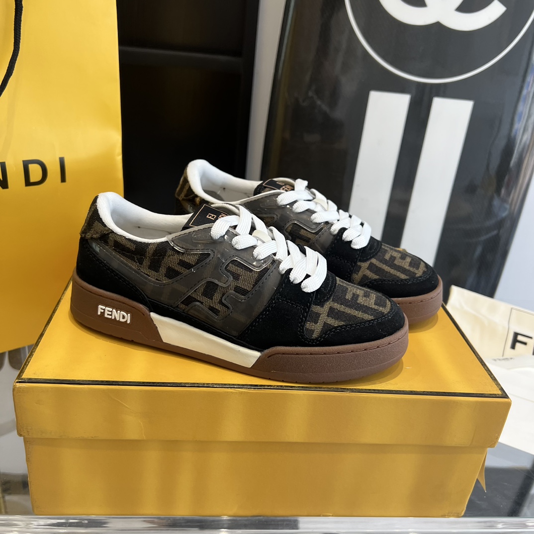 Fendi Fendi Match Lace-up Sneakers - DopestKickz