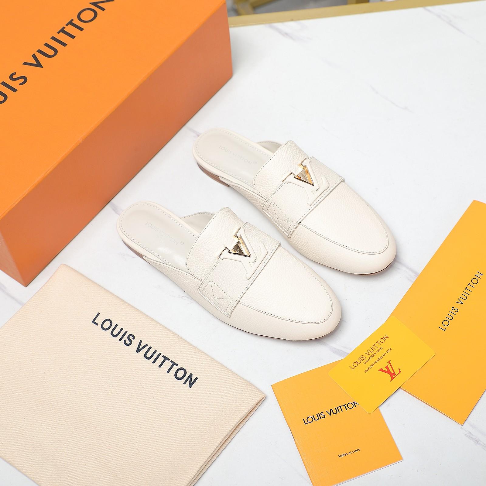 Louis Vuitton LV Capri Open Back Loafer - DopestKickz