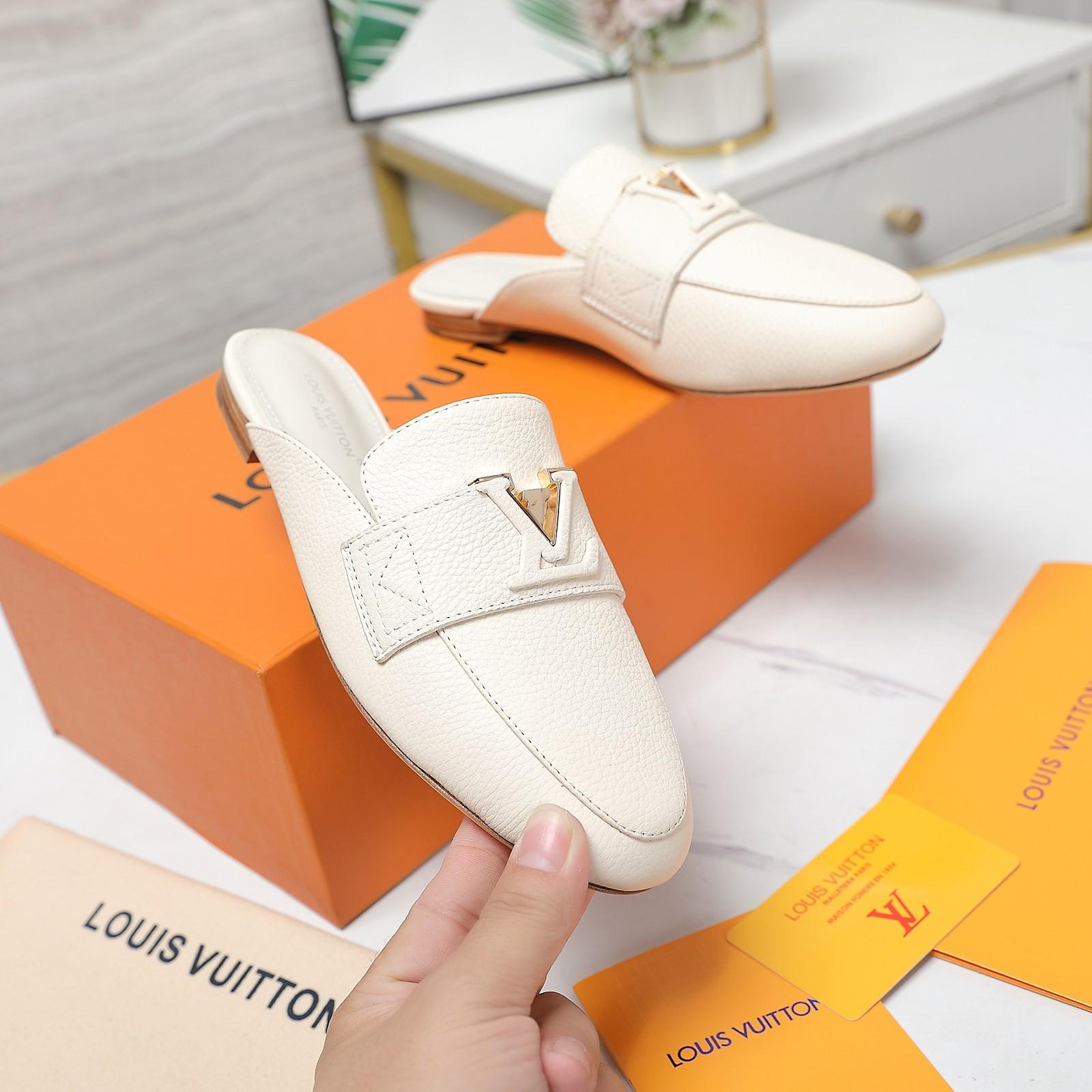 Louis Vuitton LV Capri Open Back Loafer - DopestKickz