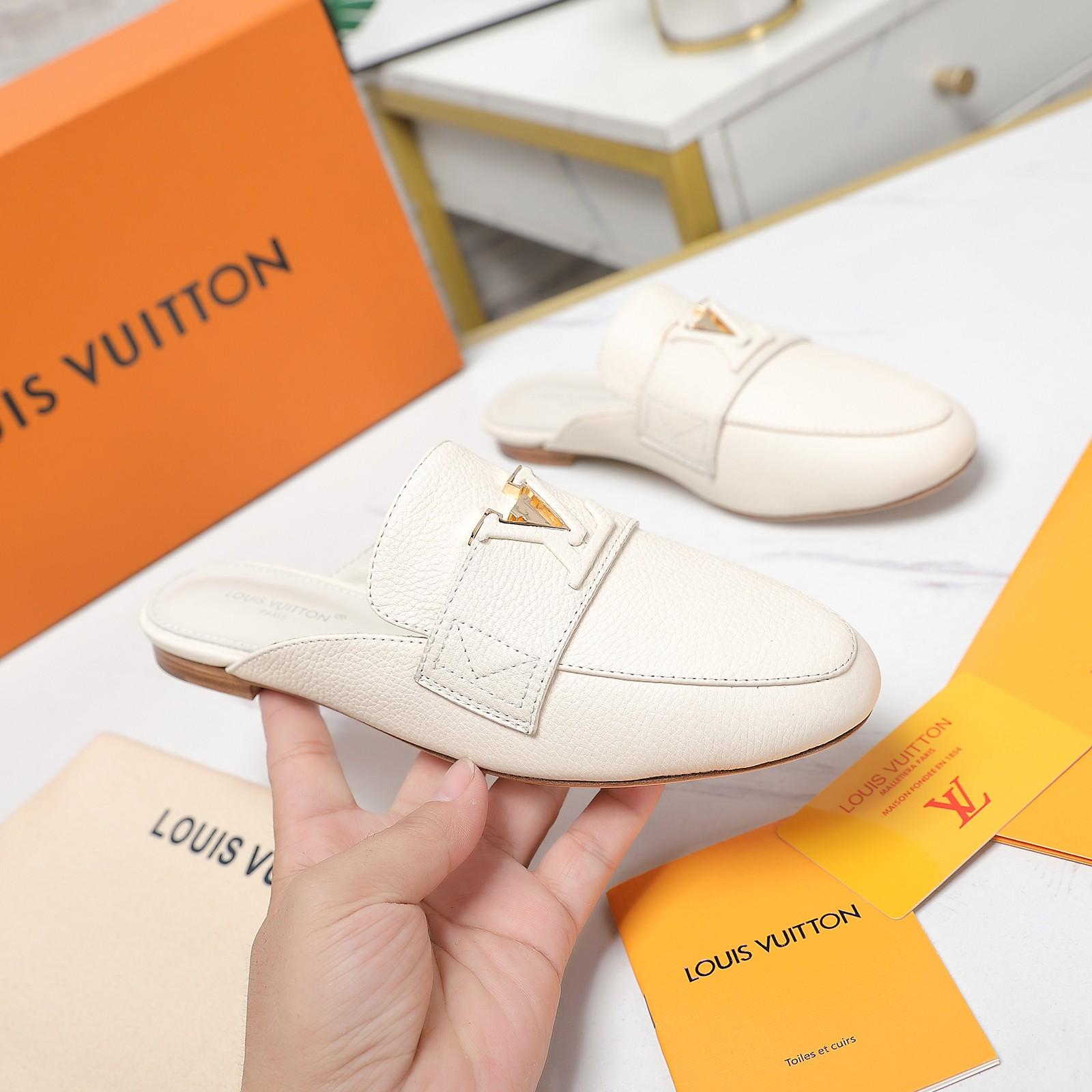 Louis Vuitton LV Capri Open Back Loafer - DopestKickz