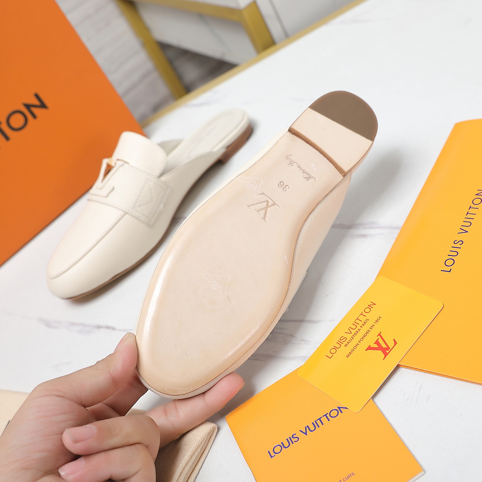 Louis Vuitton LV Capri Open Back Loafer - DopestKickz