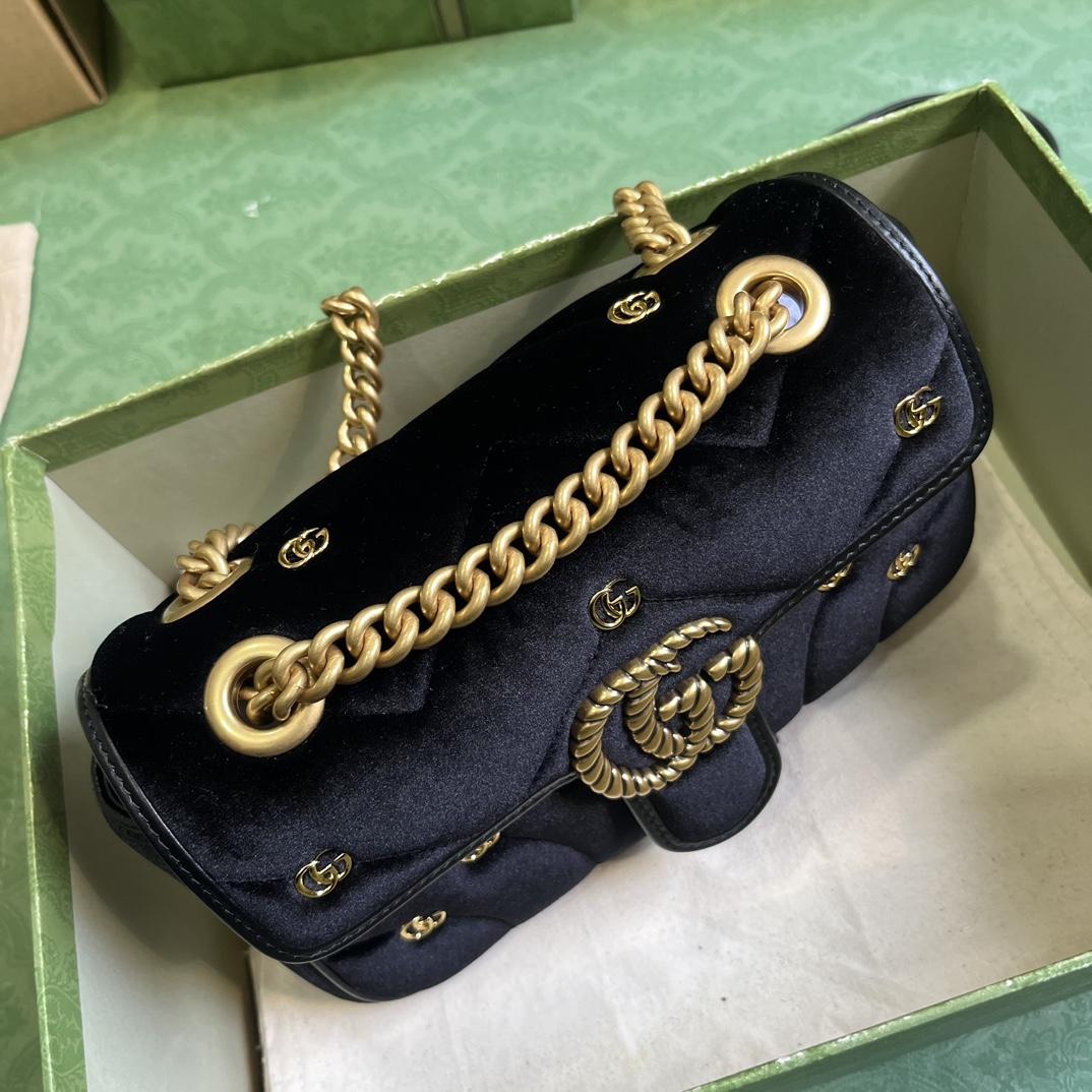 Gucci GG Marmont Mini Shoulder Bag - DopestKickz