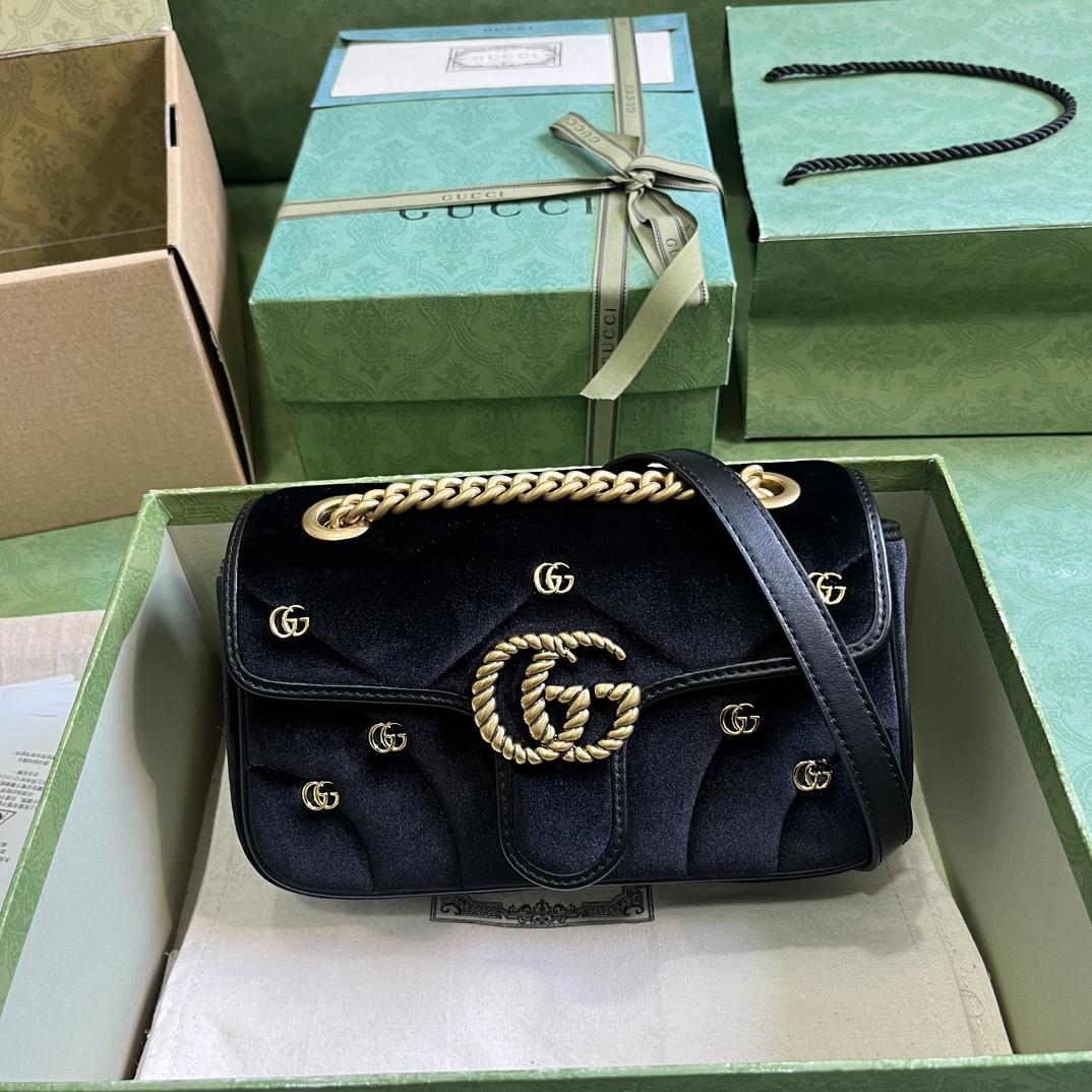Gucci GG Marmont Mini Shoulder Bag - DopestKickz