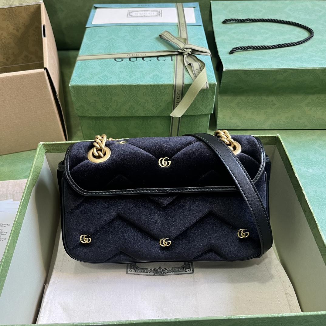 Gucci GG Marmont Mini Shoulder Bag - DopestKickz