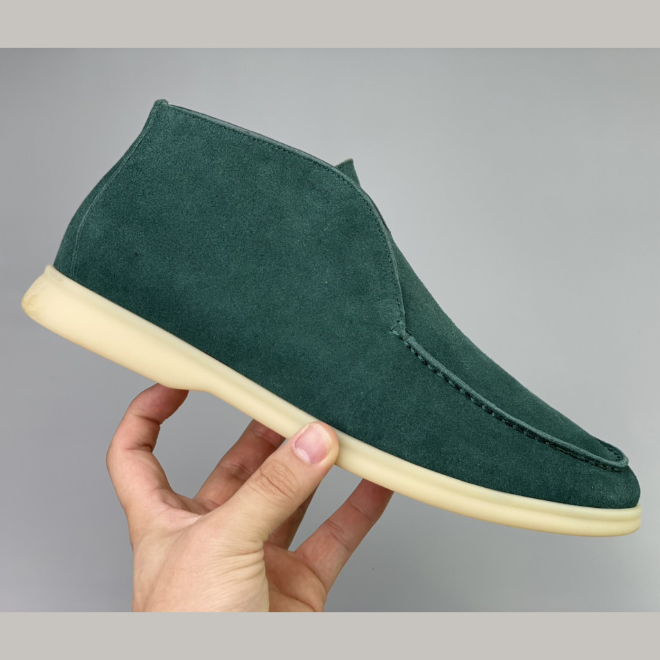 Loro Piana White Sole Summer Walk Loafers - DopestKickz