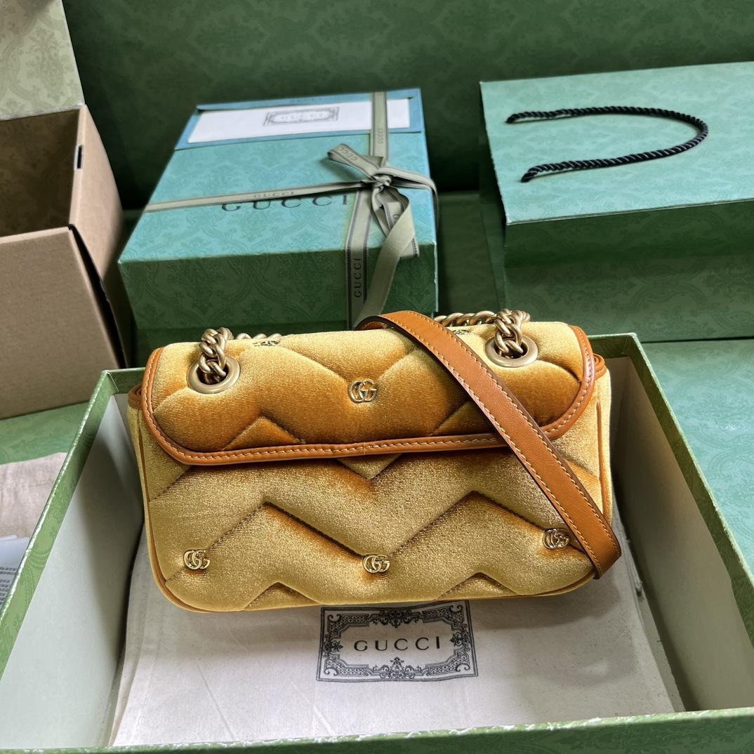 Gucci GG Marmont Mini Shoulder Bag - DopestKickz