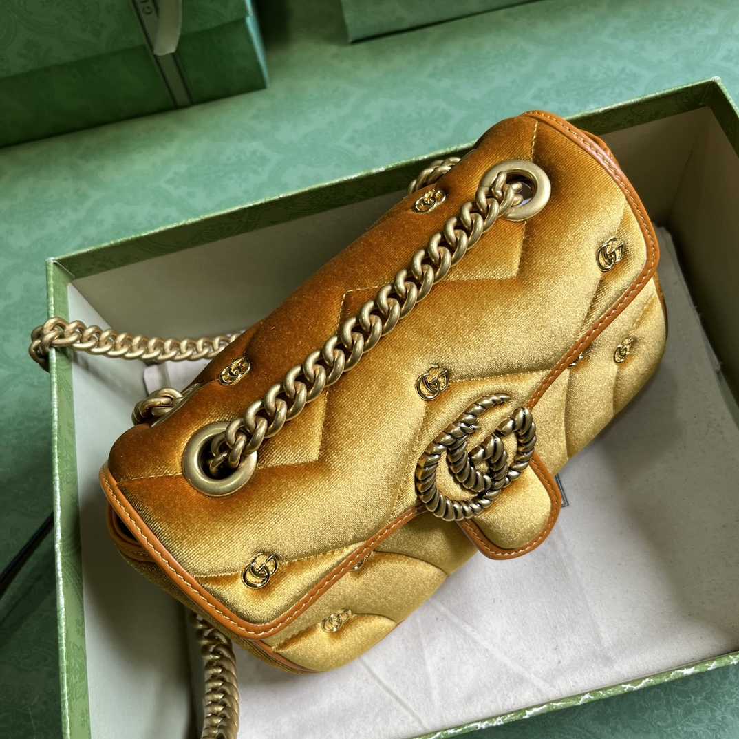 Gucci GG Marmont Mini Shoulder Bag - DopestKickz