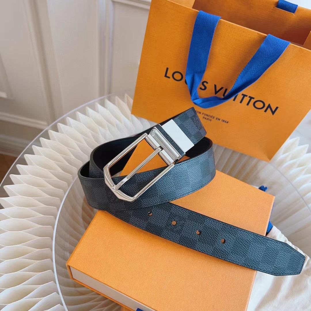 Louis Vuitton Slender 35mm Reversible Belt - DopestKickz