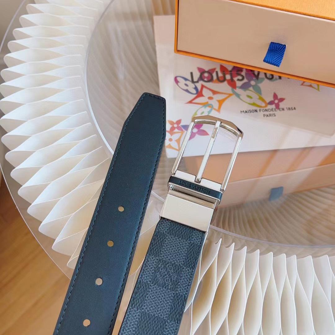 Louis Vuitton Slender 35mm Reversible Belt - DopestKickz