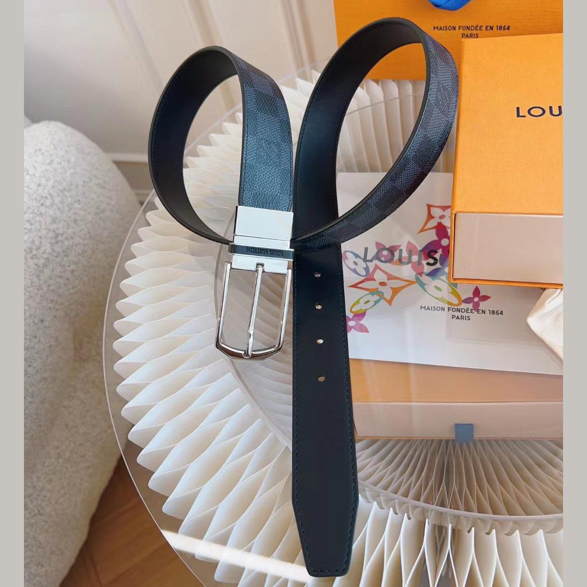 Louis Vuitton Slender 35mm Reversible Belt - DopestKickz