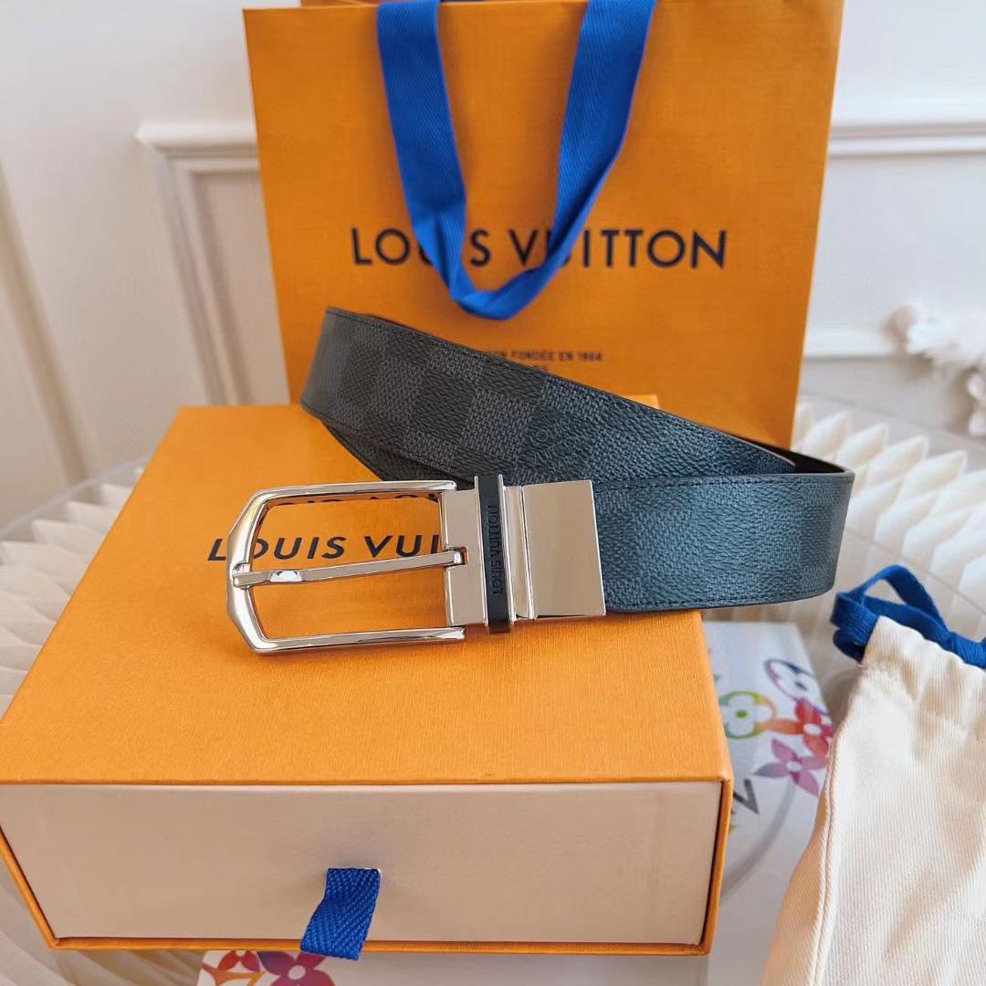 Louis Vuitton Slender 35mm Reversible Belt - DopestKickz