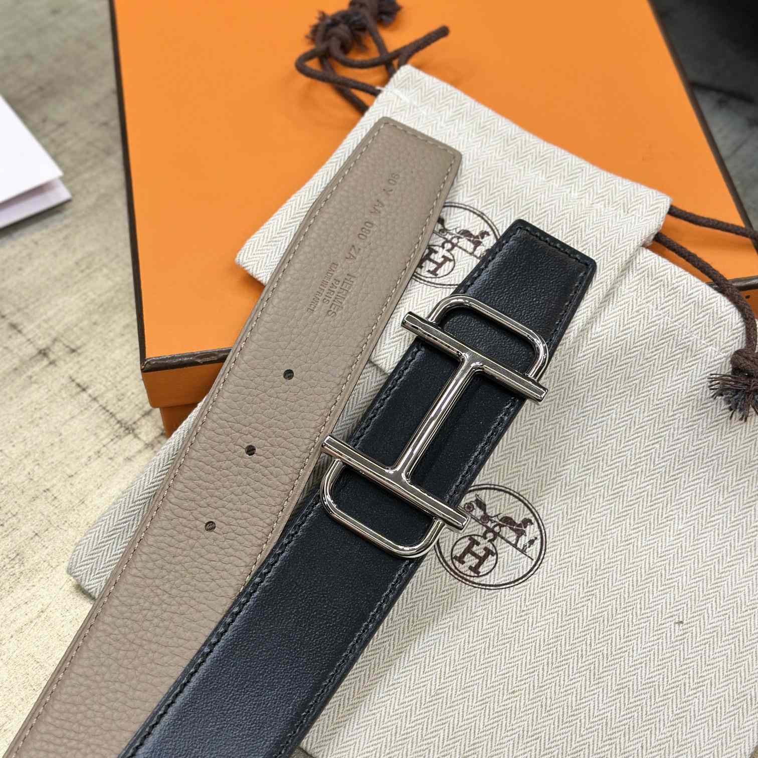 Hermes Royal Belt Buckle & Reversible Leather Strap 38 mm - DopestKickz