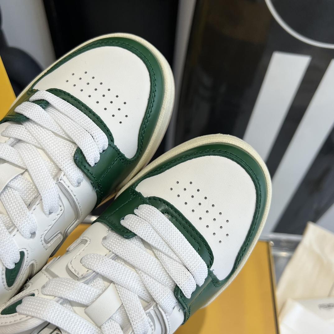 Fendi Fendi Match White Leather Low-tops Sneakers - DopestKickz