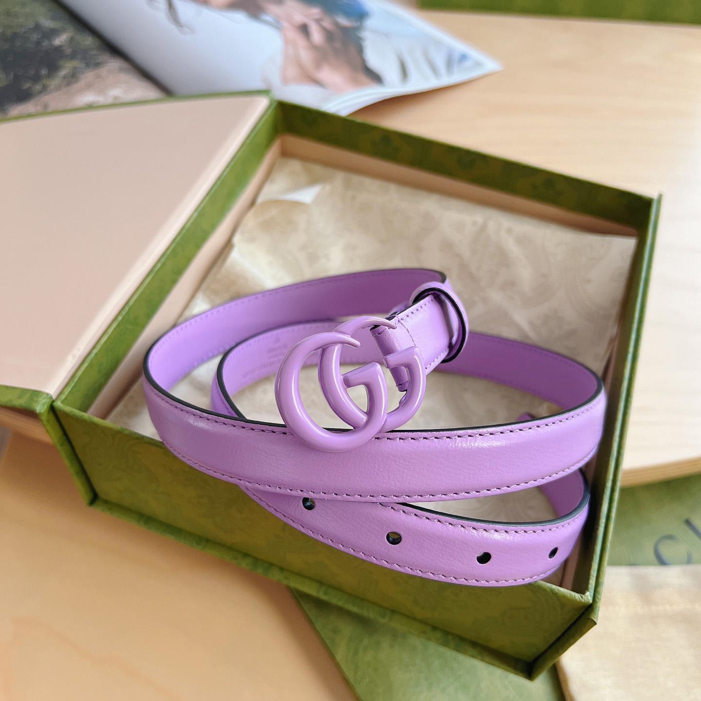 Gucci GG Marmont Reversible Thin Belt - DopestKickz