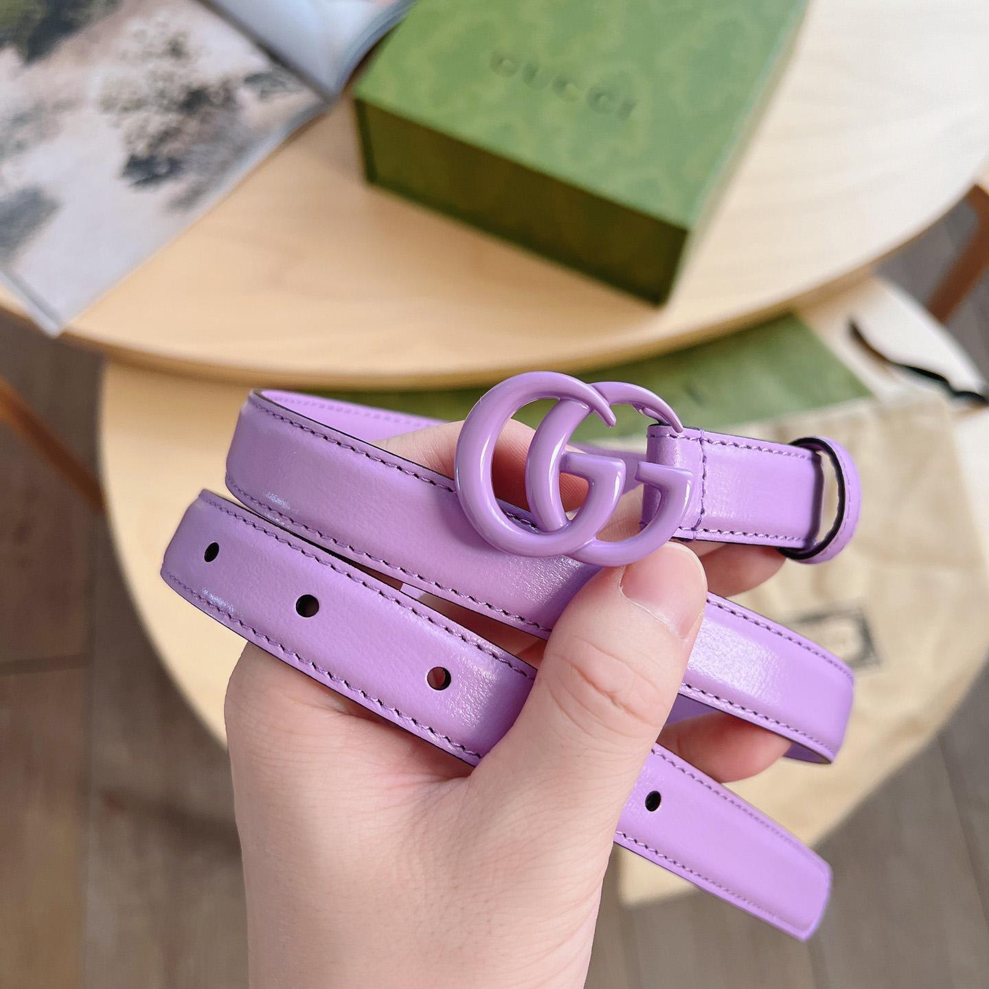 Gucci GG Marmont Reversible Thin Belt - DopestKickz