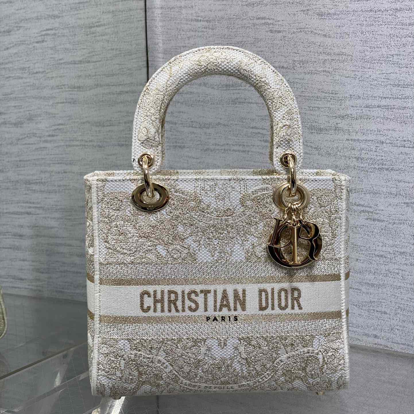 Dior Medium Lady D-lite Bag - DopestKickz