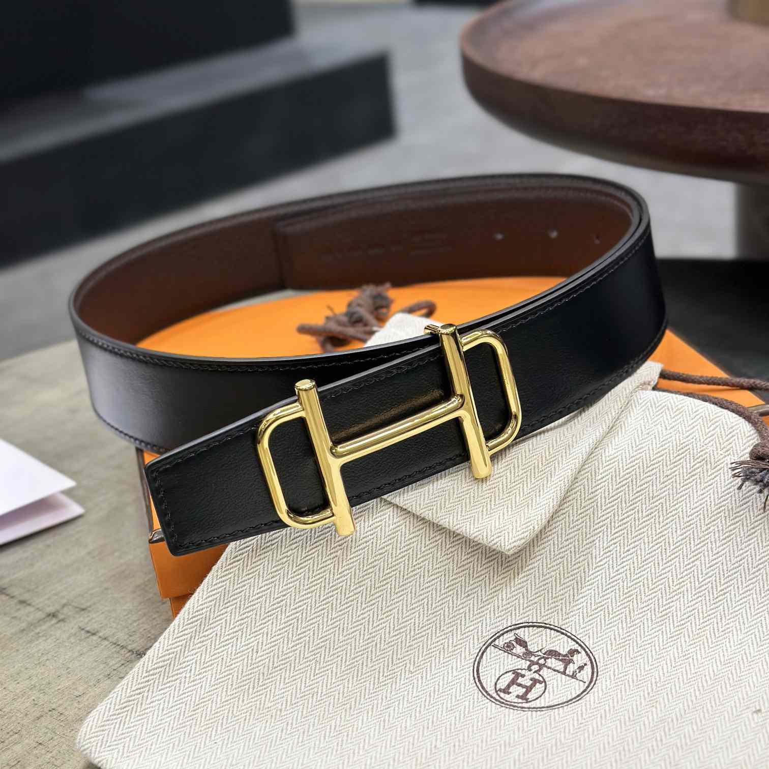 Hermes Royal Belt Buckle & Reversible Leather Strap 38 mm - DopestKickz