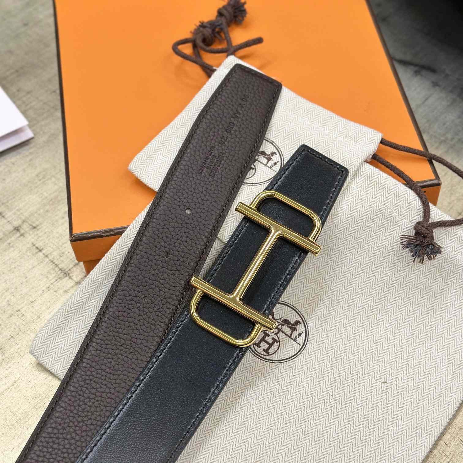 Hermes Royal Belt Buckle & Reversible Leather Strap 38 mm - DopestKickz