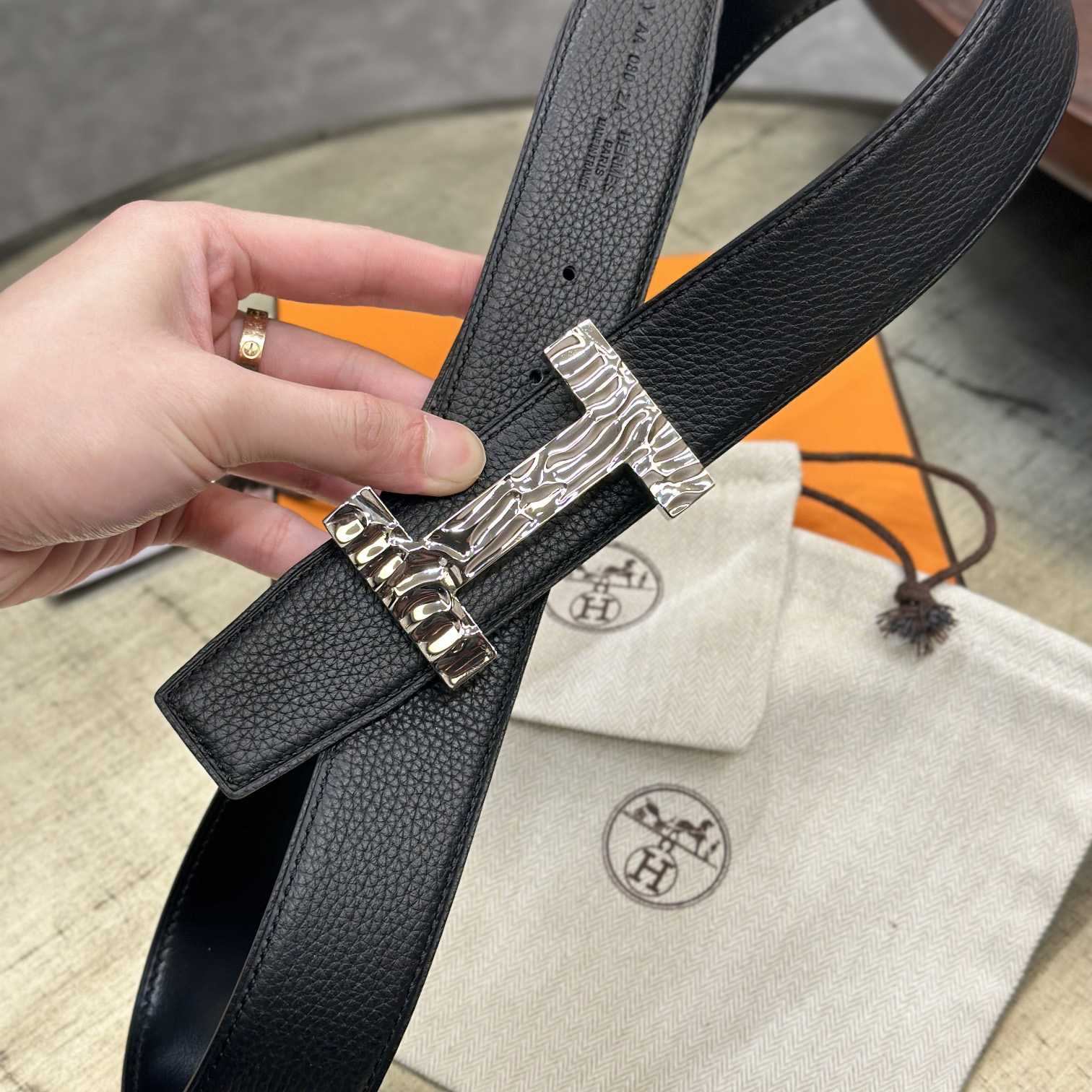 Hermes Quizz H2O Belt buckle & Reversible Leather Strap 38 mm - DopestKickz