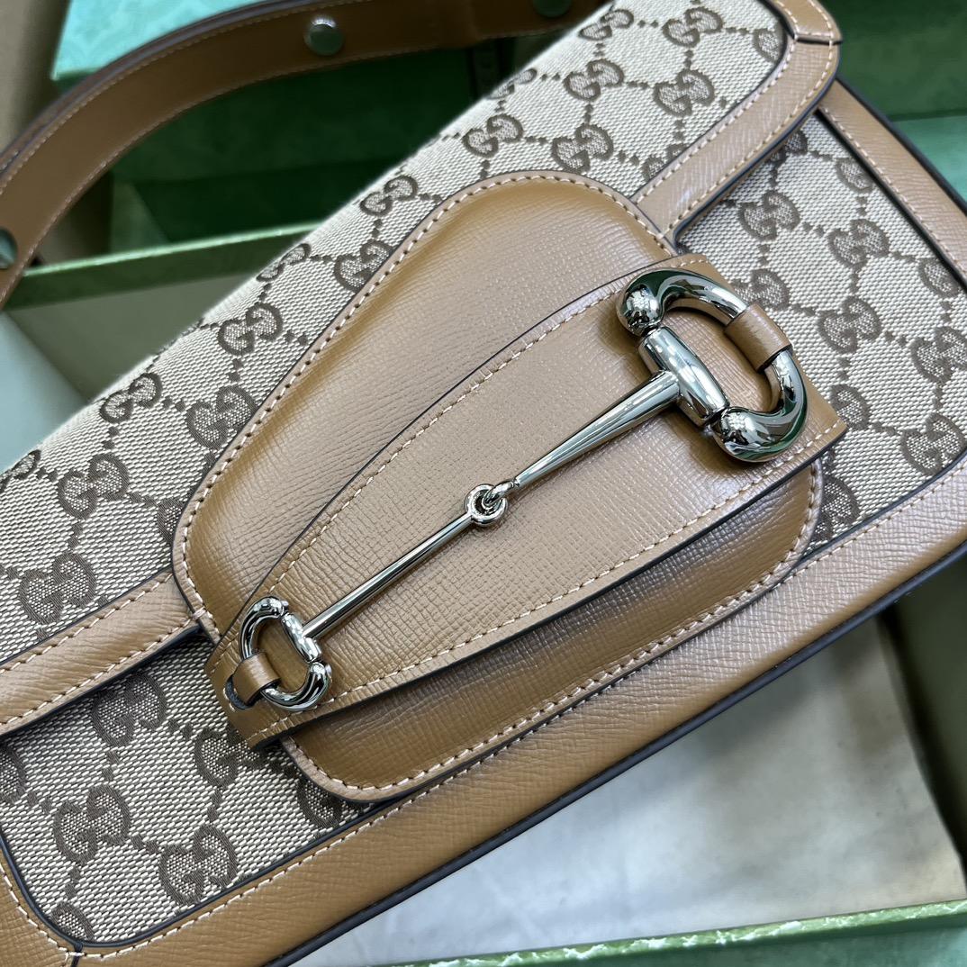 Gucci Horsebit 1955 Small Shoulder Bag - DopestKickz
