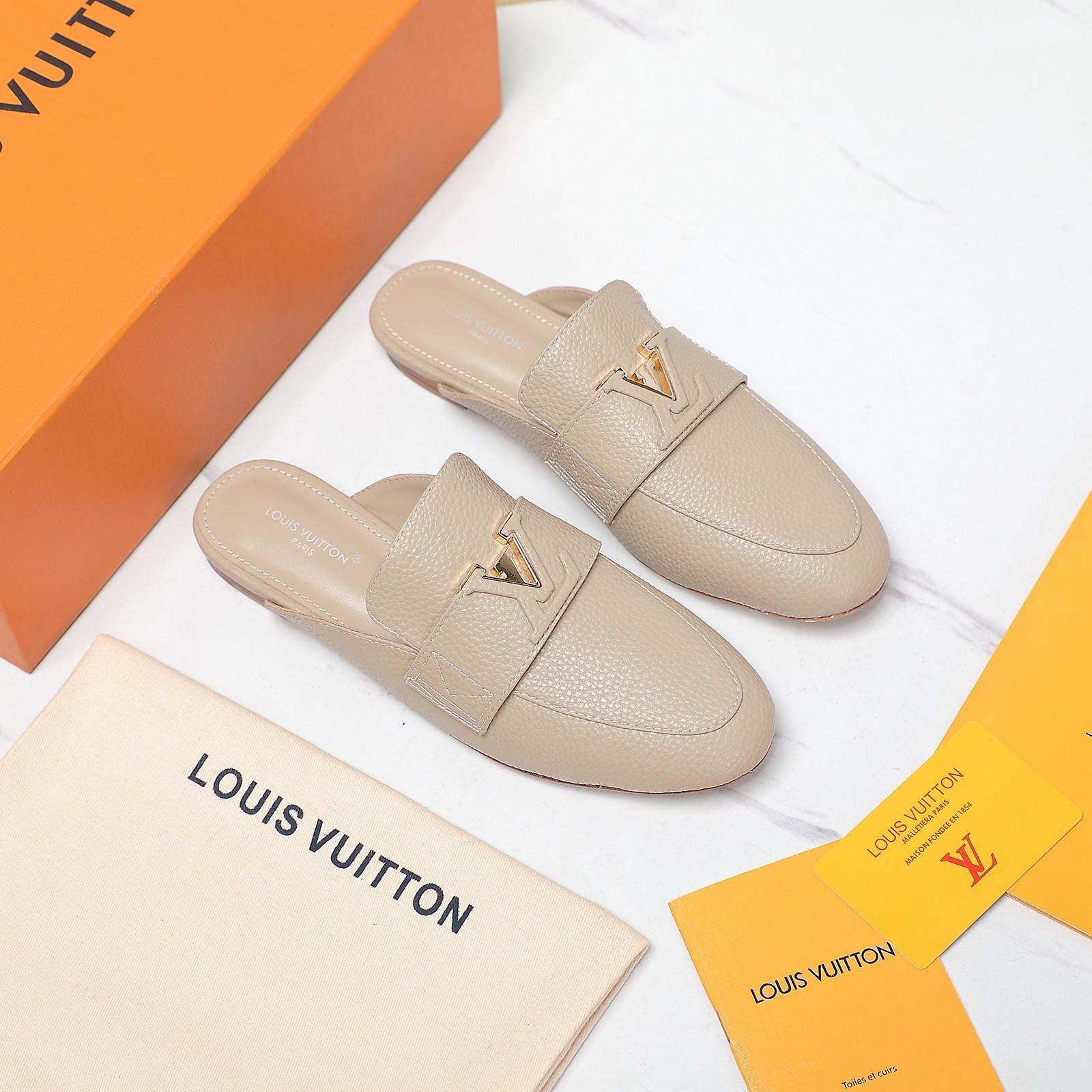 Louis Vuitton LV Capri Open Back Loafer - DopestKickz