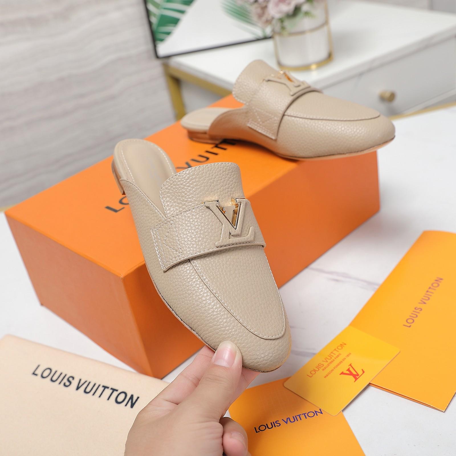 Louis Vuitton LV Capri Open Back Loafer - DopestKickz